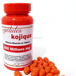 Gélules de Kojic en gros pour l'élimination de l'acné, éliminent les taches brunes et éclaircissent le teint, prix d'usine, service OEM professionnel - Product Image 3