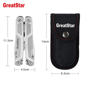 Alles-in-één multifunctionele industriële roestvrijstalen tang met lange neus, 21-in-1 opvouwbare multitool voor tactisch gebruik buitenshuis - Product Image 2