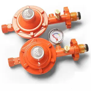 Manufacture Adjustable High Temperature Ball Grooved With Butterfly Handle Gas Pressure Reducing Valve