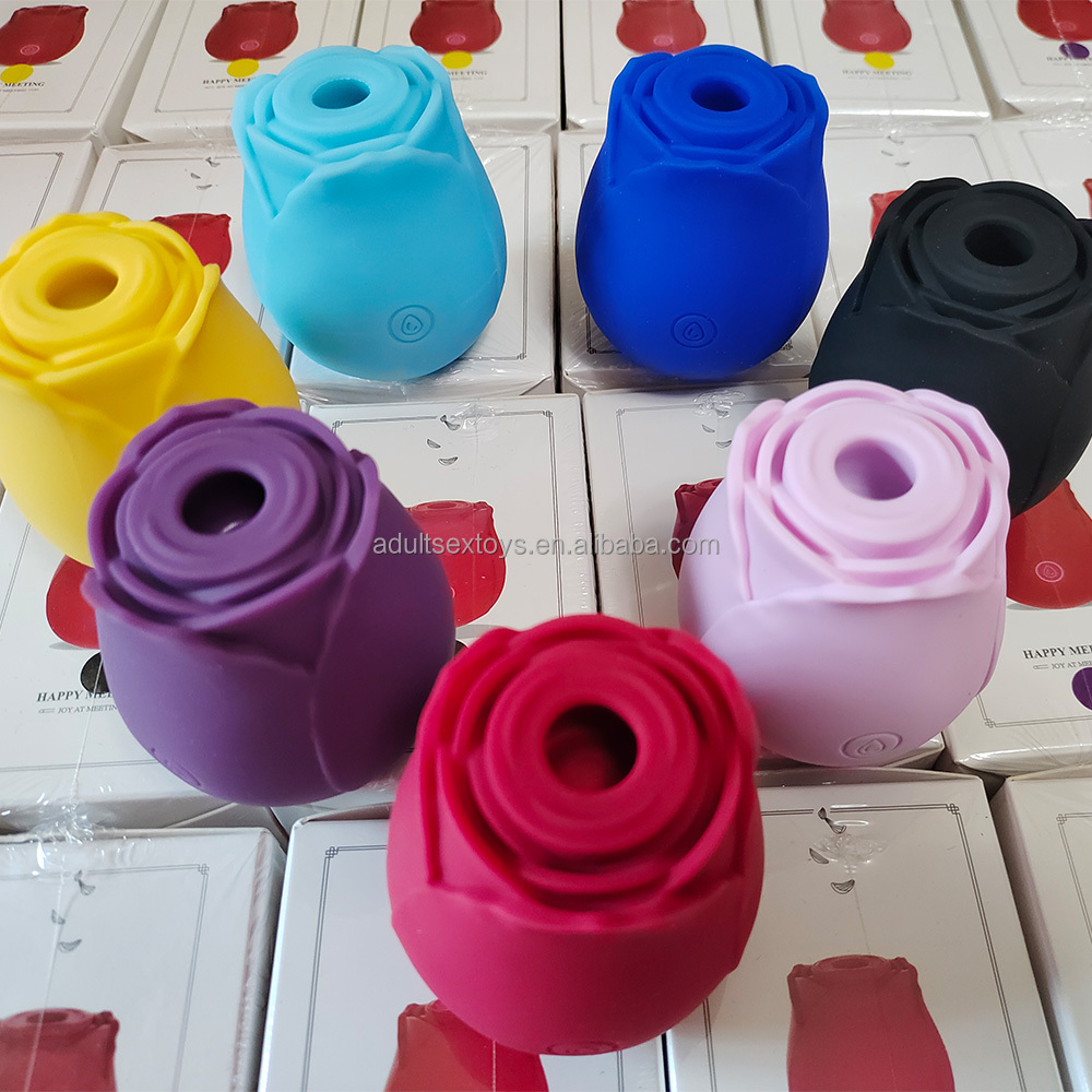 Rose Clit Sucker Nipple Stimulator - 10 Suction Modes USB Rechargeable  Waterproof Vibrator for Clitoral Pleasure