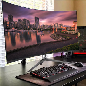 จอภาพ RU ขนาด 32 นิ้ว แบบโค้งไร้ขอบ ระดับมืออาชีพ ความละเอียด 4k สำหรับเล่นเกมส์ พร้อมจอภาพสำหรับเล่นเกมส์ - Product Image 2