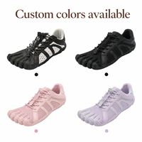 Chaussures de randonnée pieds nus à cinq orteils, tige en microfibre respirante, semelle en caoutchouc antidérapante, EU36-46, OEM, unisexe, course sur sentier