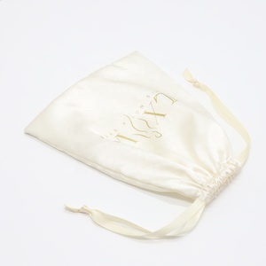 Custom Logo Printed Silk Gift Jewelry Drawstring <b>Bags</b> Soft Luxury Silk Satin Underwear Packaging <b>Dust</b> Pouch - Product Image 6