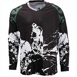 <span class=keywords><strong>Camiseta</strong></span> de Ciclismo para Hombre, Manga Larga, para Bicicleta de Montaña, al Aire Libre - Product Image 1