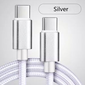 สายชาร์จแบบถักชนิด C-C พรีเมียม สายถ่ายโอนข้อมูล USB-C สำหรับสมาร์ทโฟน - Product Image 6
