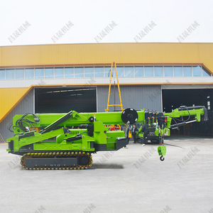 Grúa Araña Sobre Orugas YSLANDSCAPE, Hidráulica, Telescópica, con Control Remoto, Plegable, Grúa Móvil de 3/5/8 Toneladas, Alcance de 10 m, Cantilever de 10 m - Product Image 3
