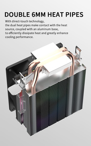 Oem 2*6mm Chất lỏng mang đồng & nhôm tản nhiệt 4 pin 90mm yên tĩnh Intel <span class=keywords><strong>LGA</strong></span> 1700 1200 115x <span class=keywords><strong>1366</strong></span> 775 xử lý Quạt làm mát - Product Image 3