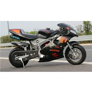 49cc Minibike 2-takt Benzine Motorracefoto Moto Motor Fiets Motor Fiets Motorwagen Voor Volwassen Kinderen Jongen Meisje