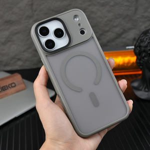 Coque de téléphone magnétique transparente à prix d'usine pour iPhone 17/17 Air/17 <span class=keywords><strong>Pro</strong></span>/17 <span class=keywords><strong>Pro</strong></span> Max, pare-chocs en TPU antichoc, panneau PC INS - Product Image 3