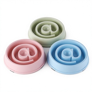 Pet Slow <b>Feeder</b> Bowl for Dogs and <b>Cats</b> - Anti-Gulping Dog Bowl for Healthy Digestion Interactive Slow Feed Pet Bowl - Anti-Choke - Product Image 5