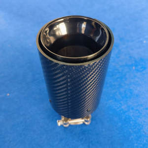 Punta de <span class=keywords><strong>Escape</strong></span> de Fibra de Carbono de 93 mm para BMW M Performance, Punta de Silenciador de Acero Inoxidable, Accesorio de Tuning para Tubo de <span class=keywords><strong>Escape</strong></span> de Coche, Universal - Product Image 3