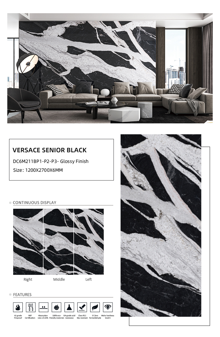 VERSACE SENIOR BLACK