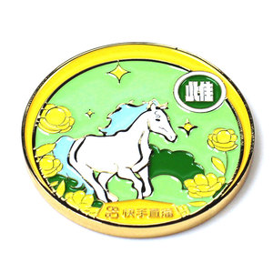 Werbe-Souvenirs Gedenkmünzen aus Metall können doppelseitig bedruckte Goldmünzen angepasst werden - Product Image 4