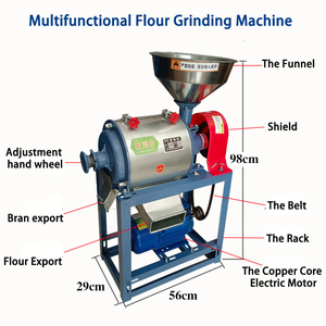 Giá rẻ nhất bột Máy xay thiết bị hạt nhỏ Máy phay lúa mì bột Mill máy làm bột máy - Product Image 3