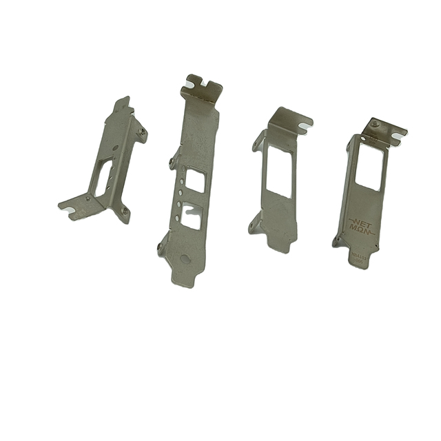 Customized Nickel Plated Metal Stamped PCI Bracket for Computer and Laptop From China OEM Factory