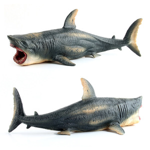 Nuovo Modello Grande di Megalodonte per Bambini, Squalo Mangia-Umani, Grande Squalo Bianco, Esposizione Statica - Product Image 4