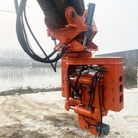 Marteau vibrant à poignée latérale KS70, marteau piqueur hydraulique pour tôles, machine de piquage montée sur excavatrice