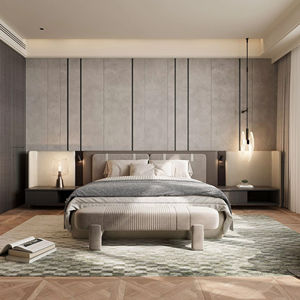 Nexus Design d'intérieur personnalisé de style moderne Rendu 3D Plan d'étage pour la chambre principale Aménagement de l'espace et ameublement pour les villas - Product Image 1