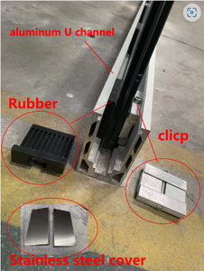 <span class=keywords><strong>Balustrade</strong></span> en verre et aluminium en forme <span class=keywords><strong>de</strong></span> U pour balcon intérieur - Product Image 4