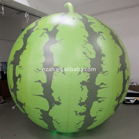 Gonflables géants pour fruits à pastèque pour la décoration publicitaire des magasins de fruits