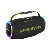 Enceinte portable Hopestar H88 80W pour extérieur, étanche IPX-5, avec lumière rythmique RGB, basses profondes et radiateur passif, facile à transporter
