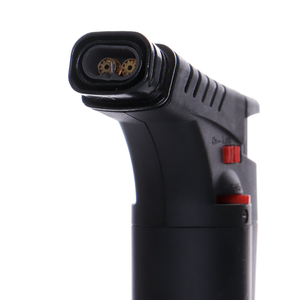 JC-20139 Refillable Cigar Plastic Two Flames Jet Slant Torch Lighter - Product Image 3