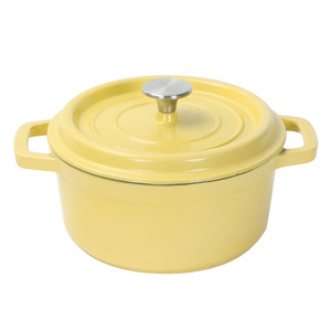 Vente en gros d'usine, petite casserole en fonte émaillée de 20 cm, antiadhésive, style chinois, épaissie, pour ragoût, soupe, ustensiles de cuisine, dropshipping - Product Image 5