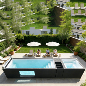 Pools on Sale Fiberglass Mold Family Multifunctional Get Swimming Water tank Backyard Durable Outdoor Swim Pool Spa - Product Image 5