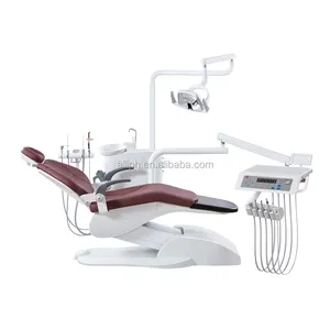 Dental versorgung Foshan komplett billig Dental Chair mit LED-Sensor Kalt licht Dental Unit Stuhl