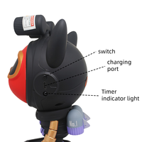Projecteur LED Galaxie Chien Astronaute, Veilleuse LED avec Télécommande, Lampe Nébuleuse pour Décoration de Fête et Chambre d'Enfant