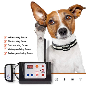 Valla inalámbrica para perros <span class=keywords><strong>Collar</strong></span> de entrenamiento eléctrico para exteriores Sistema de contención de mascotas 2 en 1 para Cat <span class=keywords><strong>Safe</strong></span> - Product Image 4