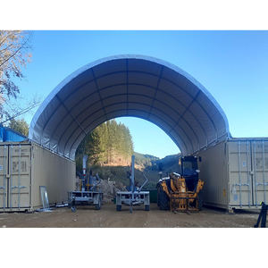 Abri/Tente de protection en PVC pour conteneurs 20ft/40ft, auvent d'avion, garage - Product Image 1