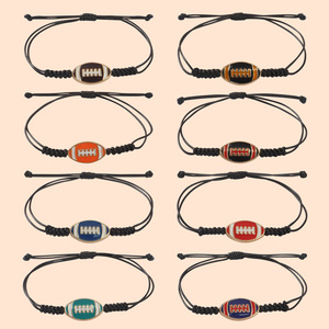 Pulsera Trenzada de Fútbol Ruso de Moda, Serie Deportiva, Pulsera de Fútbol Americano, Pulsera de Amistad <span class=keywords><strong>para</strong></span> Parejas, Ajustable - Product Image 2