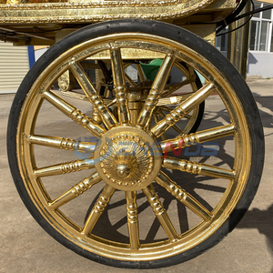 Chariot tiré à la main Manpower <span class=keywords><strong>2</strong></span> roues pousse-pousse chariot tiré par des chevaux à vendre - Product Image 3