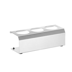 HENDI 3-Slot <b>Drink</b> <b>Dispenser</b> Stand 57 mm with Dimensions 229x90x(H)78mm - Product Image 1