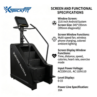 Stairmaster Électrique Métallique de Haute Qualité, Appareil de Cardio-training Commercial pour Salle de Sport, Stepper Master, Machine à Monter les Escaliers