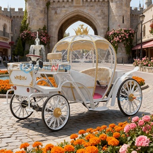 Carruaje de Lujo a Precio Económico, Carruaje Europeo para Bodas, Carruaje de Calabaza para Paseos Turísticos, Magnífica Decoración para Fiestas, Carruaje de Caballos - Product Image 1