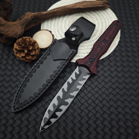 Couteau droit intégré G10 HG10 Dragon Bone, couteau de survie pour le camping en extérieur et la montagne, petit, tranchant et durable