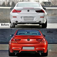 Kit carrosserie style M6 pour BMW Série 6 F06 F12 F13 2011 2012 2013 2014 2015 2016 2017 – Kit de conversion pare-chocs avant et arrière, jupes latérales