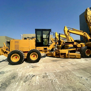 Secondhand Good Condition <b>CAT</b> <b>Wheel</b> Grader Low Fuel Consumption Strong Power Original Engine Stable for Long-time-work - Product Image 1