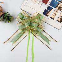 50 #5.9 pouces je t'aime imprimé Confession tirer arcs ruban pour fleur emballage cadeau décorations Organza lettre tirer arcs ruban