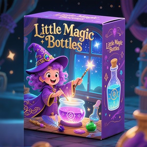 Juego de Botellas de Poción de Bruja Pequeña, Juguete de Bricolaje, Juguetes Mágicos, Regalo Mágico, Comercio Electrónico Transfronterizo - Product Image 1