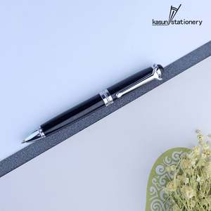 Juego de Bolígrafos Ejecutivos de Lujo de Alta Calidad, Negros, Personalizados, de Metal, con Punta de Bola, para Regalo Publicitario - Product Image 6