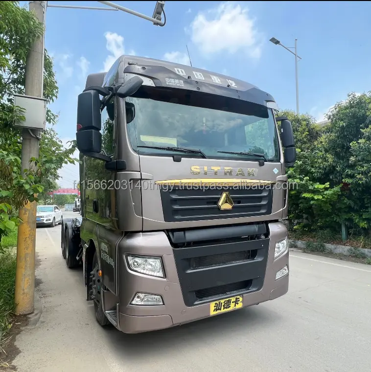 NEAT Sinotuck 420HP 6X4 High Roof Double Sleeper Bed Tracteur Camion Prime Mover Neuf et d'occasion Tête de camion d'occasion à vendre