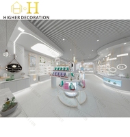 Vitrine de présentation de cosmétiques personnalisée, présentoir de maquillage, mobilier cosmétique pour la présentation de cosmétiques