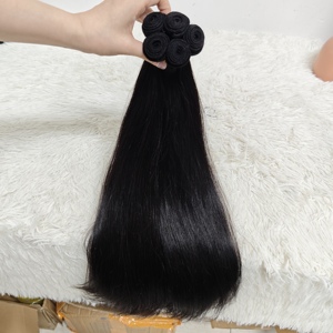 Promoción Letsfly 31.8$ 11A Cabello Virgen Vietnamita Liso de 20 Pulgadas con Doble Trama, 100% Cabello Humano en Paquetes de 310 Gramos al por Mayor - Product Image 5