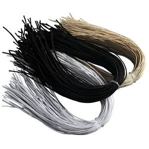 Écologique 100% recyclé coton organique étiquette volante étanche ciré <span class=keywords><strong>corde</strong></span> <span class=keywords><strong>GRS</strong></span> accessoires pour vêtements durables cordon emballage - Product Image 4