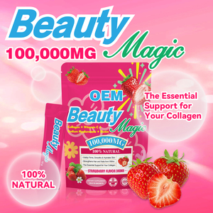 Bebida de Colágeno Beauty Magic 100,000mg - 15 Sobres, con Vitamina C, Ácido Hialurónico y Biotina, Suplemento Natural Reafirmante de la Piel - Product Image 2