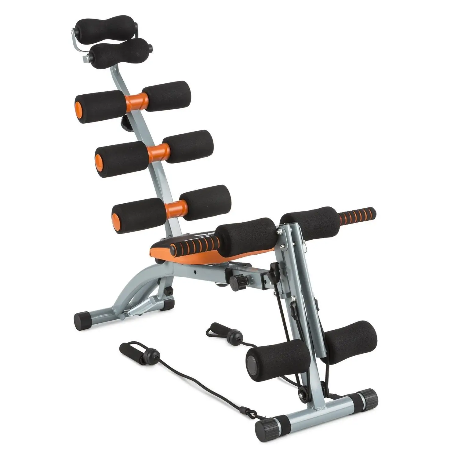 Machine d'exercice de puissance abdominale d'entraînement Cardio, pack de six exercices abs