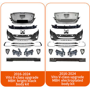 Adecuado para 16-24 Benzz Vito V-class V300 Upgrade Maybache Surround Body Kit Grille Modificación de parachoques delantero y trasero - Product Image 5